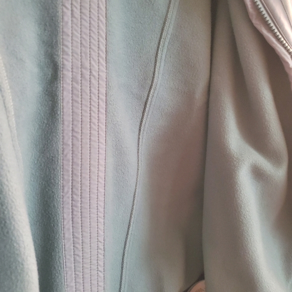 Athleta Evolve Hybrid Fleece Jacket Women’s size SP (petite) Minimalistic Grey - Picture 6 of 9